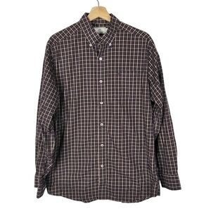 Southern Tide Purple Gingham Plaid Classic Fit Long Sleeve Button Down M